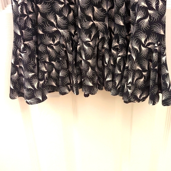 NWT Maggy London Dress 3/4 Sleeve Black and White Size 8 - Picture 6 of 6